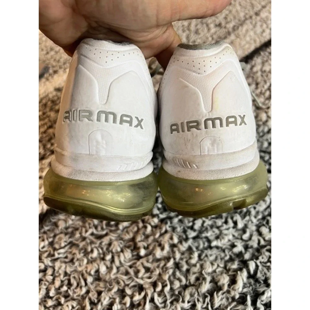 NIKE Air Max 2014 Men Sneakers Shoes White Silver/Gold Size‎ 10 429889 101